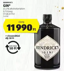 ALDI Hendrick's Gin ajánlat