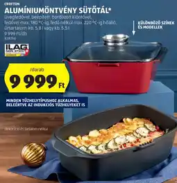 ALDI Crofton alumíniumöntvény sütőtál ajánlat