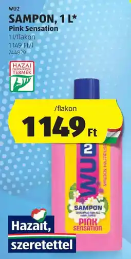 ALDI WU2 sampon Pink Sensation ajánlat