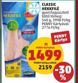 PENNY Classic hekkfilé ajánlat