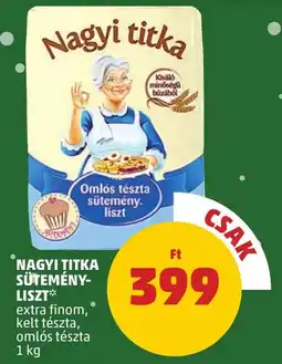 PENNY Nagyi titka süteményliszt ajánlat