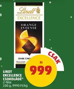 PENNY Lindt excellence csokoládé ajánlat