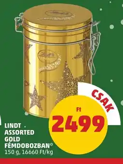 PENNY Lindt assorted gold fémdobozban ajánlat