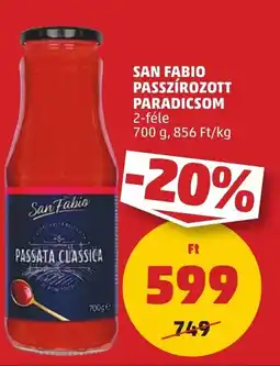 PENNY San fabio passzírozott paradicsom ajánlat