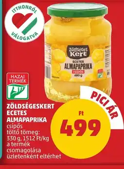 PENNY Zöldségeskert ecetes almapaprika ajánlat