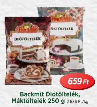 Real Backmit Diótöltelék, Máktöltelék ajánlat