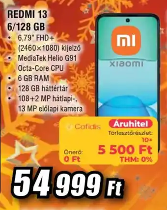 Expert Redmi 13 6/128 GB ajánlat