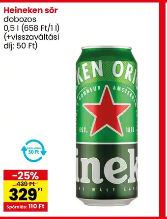 Interspar Heineken sör ajánlat