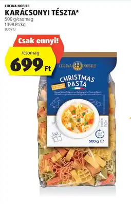 ALDI Cucina nobile karácsonyi tészta ajánlat