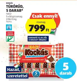 ALDI Kockás túrórúd ajánlat