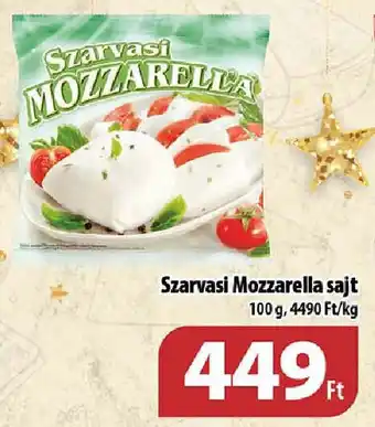 Coop Szarvasi Mozzarella sajt ajánlat