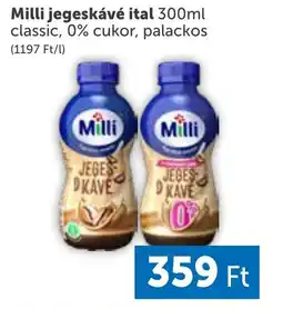 PRIVÁT Milli jegeskávé ital ajánlat
