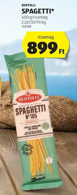 ALDI Bertolli spagetti ajánlat