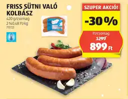 ALDI Friss sütni való kolbász ajánlat