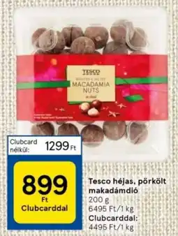 Tesco Tesco héjas, pörkölt makadamdió ajánlat