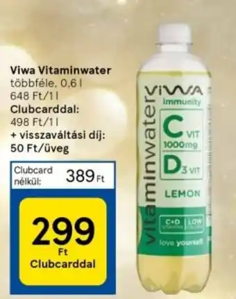 Tesco Viwa Vitaminwater ajánlat