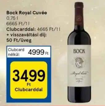 Tesco Bock Royal Cuvée ajánlat