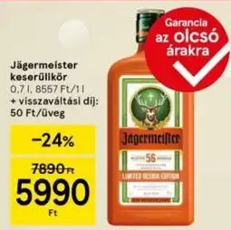 Tesco Jägermeister keserűlikör ajánlat