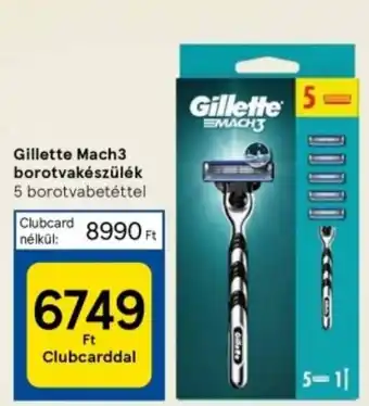 Tesco Gillette Mach3 borotvakészülék ajánlat