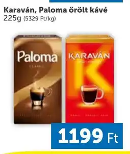 PRIVÁT Karaván, paloma őrölt kávé ajánlat