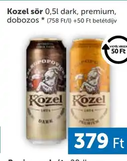 PRIVÁT Kozel sör ajánlat