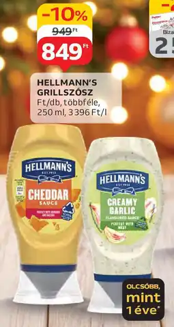 Auchan Hellmann's grillszósz ajánlat