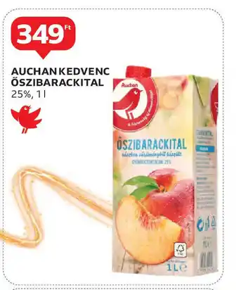 Auchan Auchan kedvenc őszibarackital ajánlat