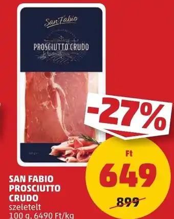 PENNY San fabio prosciutto crudo ajánlat