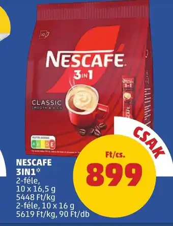 PENNY Nescafe 3in1 ajánlat