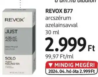 DM Revox B77 arcszérum azelainsavval ajánlat