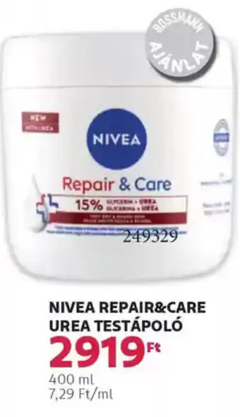 Rossmann Nivea Pepair&Care urea testápoló ajánlat