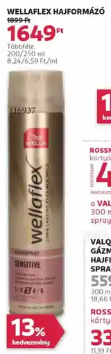 Rossmann Wellaflex hajformázó ajánlat