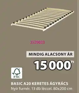 JYSK Basic A20 Keretes Ágyrács ajánlat