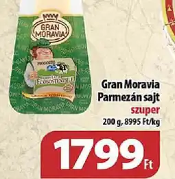 Coop Gran Moravia Parmezán sajt ajánlat