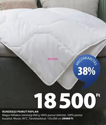 JYSK Rundeggi Pamut Paplan ajánlat