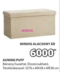 JYSK Auning Puff ajánlat