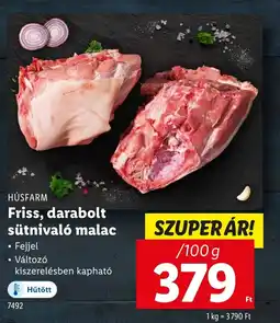 Lidl Húsfarm Friss, darabolt sütnivaló malac ajánlat