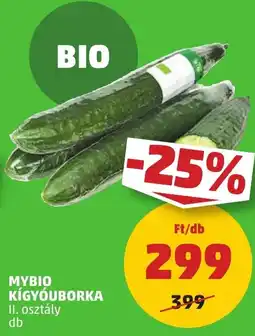 PENNY Mybio kígyóuborka ajánlat