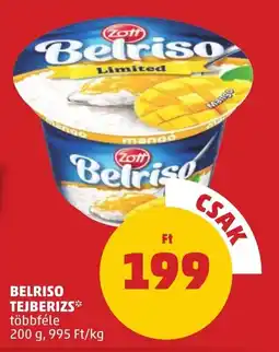 PENNY Belriso tejberizs ajánlat