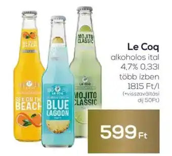 GRoby Le Coq alkoholos ital ajánlat