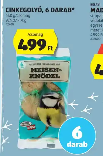 ALDI Cinkegolyó ajánlat