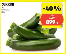 ALDI Cukkini ajánlat