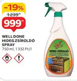 Auchan Well Done hideg zsíroldó spray ajánlat