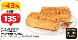 Auchan Virslis táska ketchuppal / mustárral ajánlat