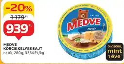 Auchan Medve körcikkelyes sajt ajánlat