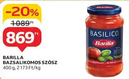 Auchan Barilla bazsalikomos szósz ajánlat