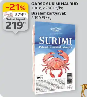 Auchan Garso surimi halrúd ajánlat