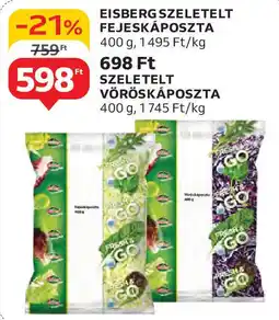 Auchan Eisberg szeletelt fejeskáposzta ajánlat
