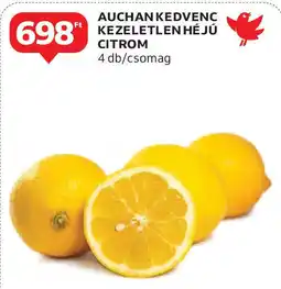 Auchan Auchan Kedvenc kezeletlen héjú citrom ajánlat