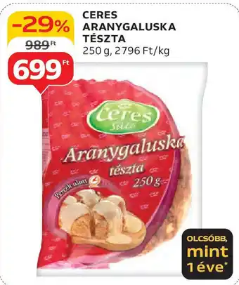 Auchan Ceres aranygaluska tészta ajánlat